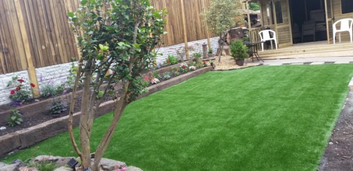 Artificial Grass Gardens and Wonderful Colourful Displays Of Bedding Plants