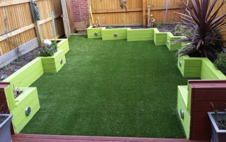 Artificial Grass Townhouse Garden, Warrington