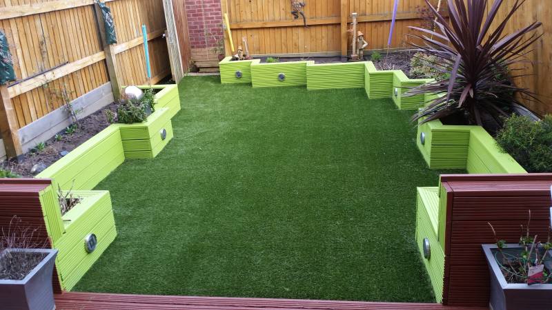 Artificial Grass Townhouse Garden, Warrington